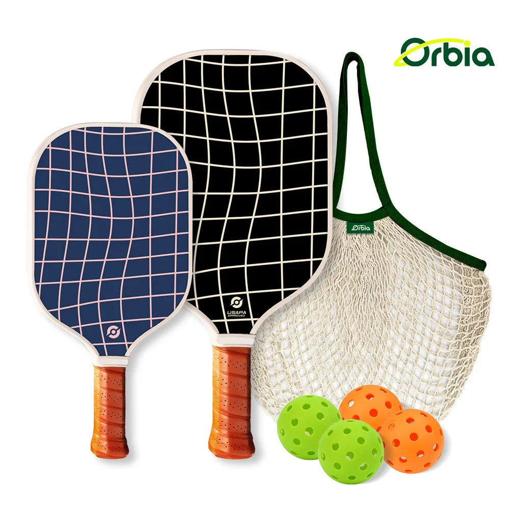 Variant image for Pickleball Paddle Set for Family, Durable Glass Fiber with 13mm PP Core, Lightweight Outdoor Pickleball Equipment-2