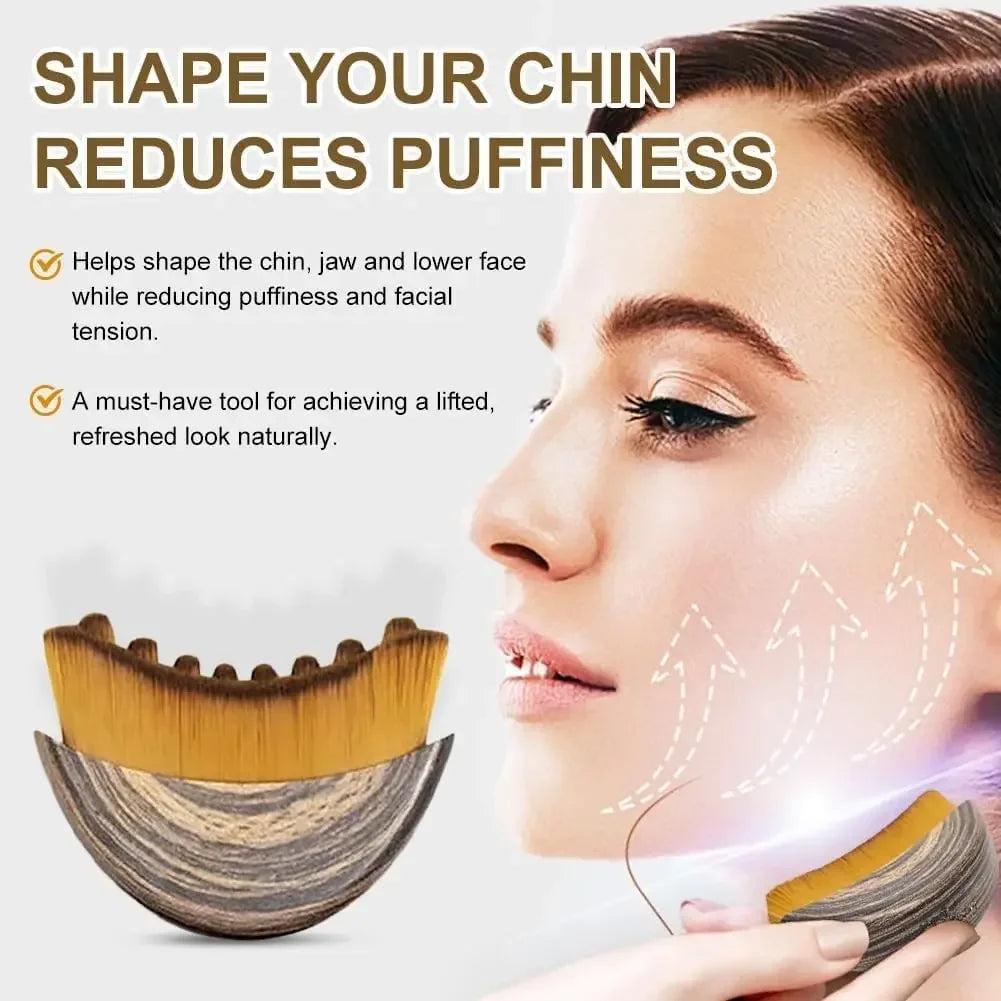 Lymphatic Face Massager – Ergonomic Chin & Jawline Contour Tool, Plastic Skin Fit, TikTok Viral Fall 2026
