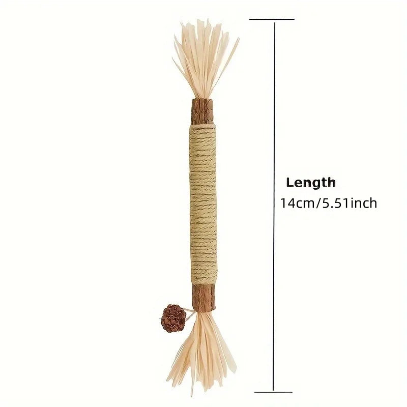 1Pc 14cm Cat Toys Silvervine Chew Stick for Kitty Teeth Cleaning Pet Supplies