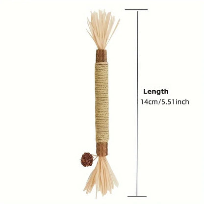 1Pc 14cm Cat Toys Silvervine Chew Stick for Kitty Teeth Cleaning Pet Supplies