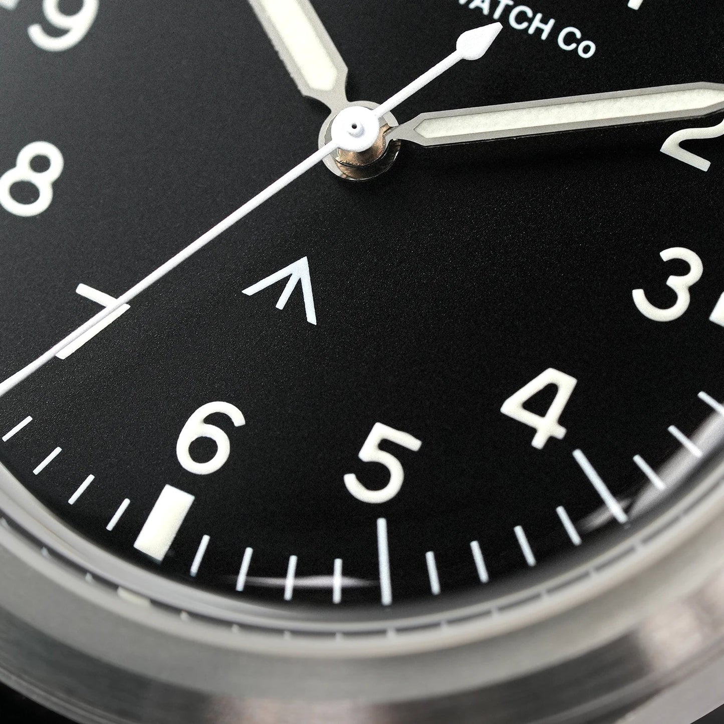 36mm Field Watch Sapphire Crystal VH31 Sweep Quartz