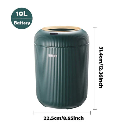 Automatic Trash Can Small Plastic Motion Sensor Bin - Smart Home Waste Container, Hands Free Hygiene 2025