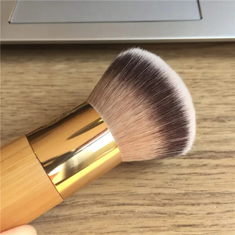 Airbrush Foundation Brush Bamboo Handle Makeup Brush Fall 2026 TikTok Viral Smooth Finish For Powder Bronzer Blush
