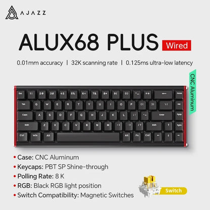 Mechanical Keyboard Sixty Mini Wireless ARGB Magnetic Hall