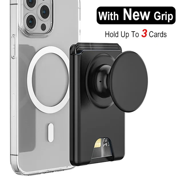 Magnetic Wallet With Expanding Grip For Phones Universal Card Holder Case Anti Scratch And Dustproof Back To School 2026