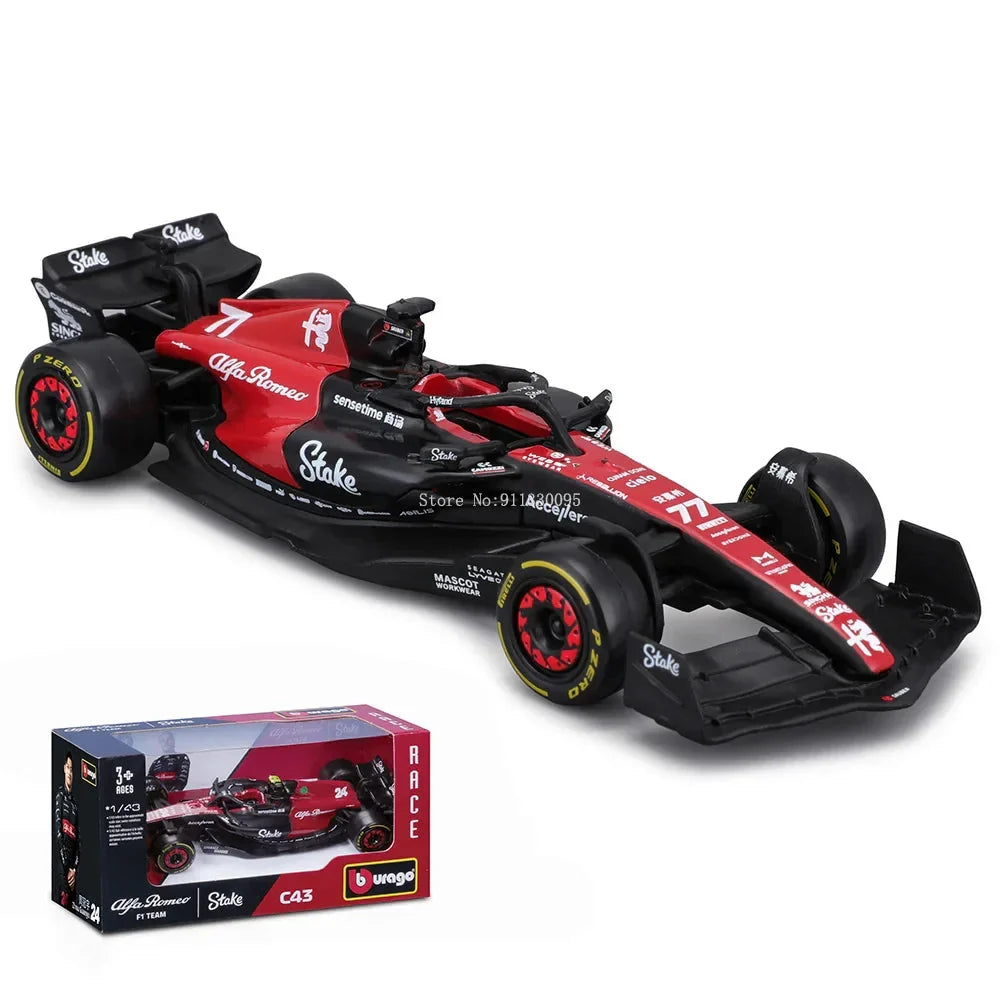 Die-Cast Car 1:43 Scale Formula One MCL60 Replica 2023 Collectible Display Model Fall 2025 Gift