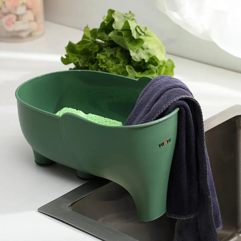 Sink Strainer Basket Elephant Shape Hanging Kitchen Drainer And Veggie Storage Fall 2026 Trend Eco Friendly