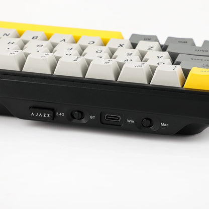 Mechanical Keyboard 68Key Wireless Bluetooth RGB Hall Effect