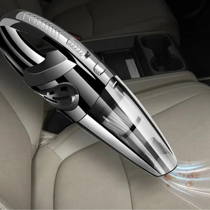 Portable Cordless Handheld Vacuum Cleaner - Powerful Cyclone Suction, Quick Charge for Home & Car Cleaning