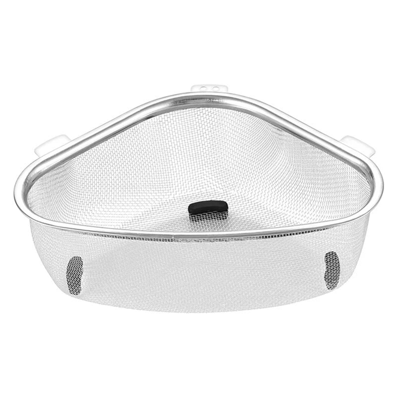 Stainless Steel Sink Strainer Basket Triangle Drainer In Sink Mesh Colander Fall 2026 Eco Friendly Kitchen Accessory