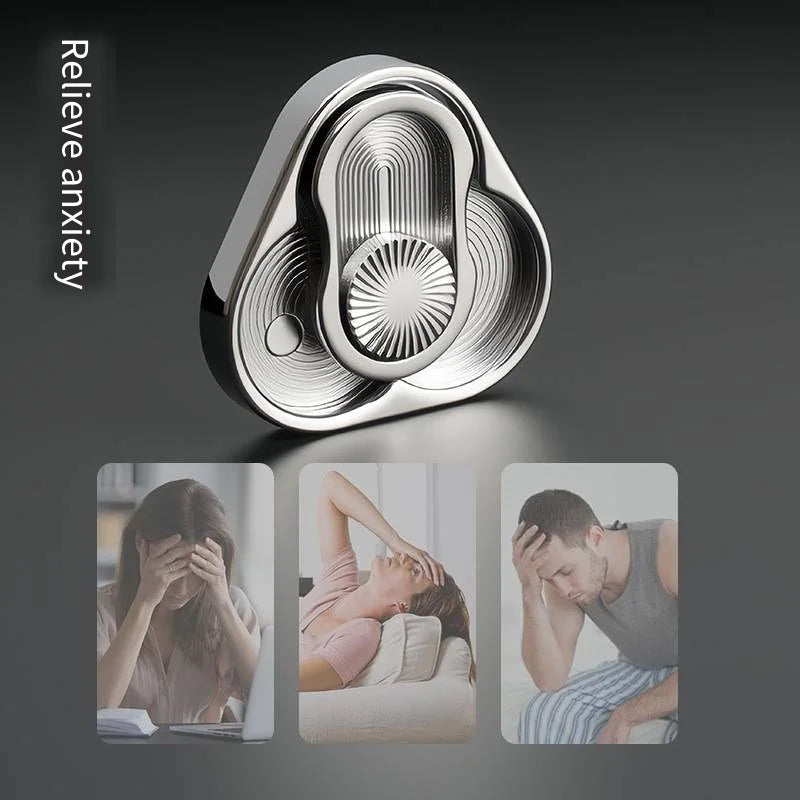 Fidget Spinner Coin Metal Triangle EDC Hand Toy for Decompression TikTok Viral Fall 2026 Gift