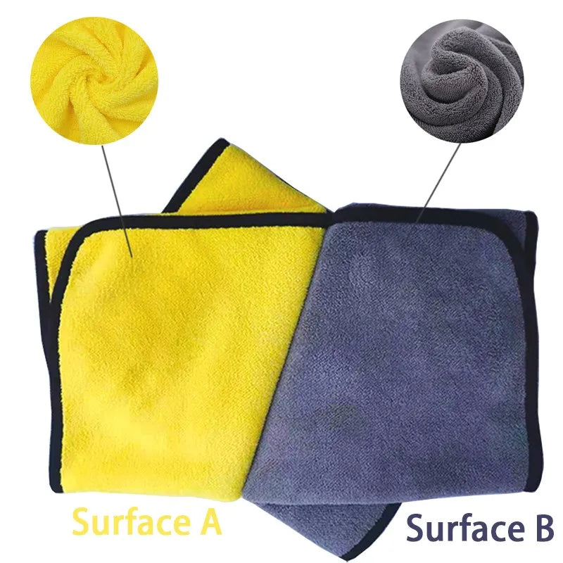 Absorbent Quick Drying Pet Towels for Dogs & Cats - Soft Fiber Bathrobe & Cleaning Mat
