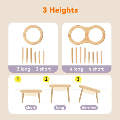Cat Ceramic Bowl Set Height Adjustable Elevated Wooden Stand Double Food Water Bowls Fall 2025 Mess Free Feeding