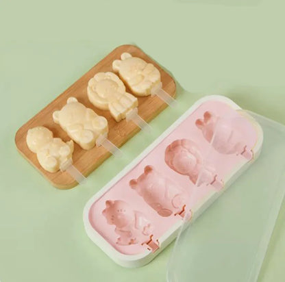 Variant image for Silicone Mini Popsicle Molds Set for Kids, BPA Free Reusable Ice Pop Maker, Easy Release and Dishwasher Safe-12
