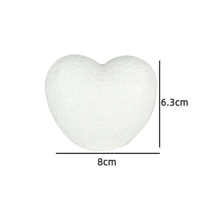 Unique 3D Heart-Shaped Night Light - Romantic Valentine's Day Gift & DIY Table Decor, White & Pink