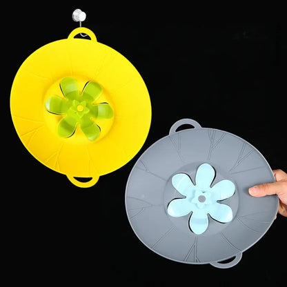 Silicone Pot Lid Spill Stopper Universal Anti Overflow Cover Kitchen Gadget Fall 2025 Keeps Stovetop Clean