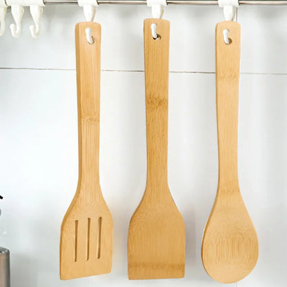 Alishan Bamboo Cookware Set Non-Stick Frying Pan Spatula