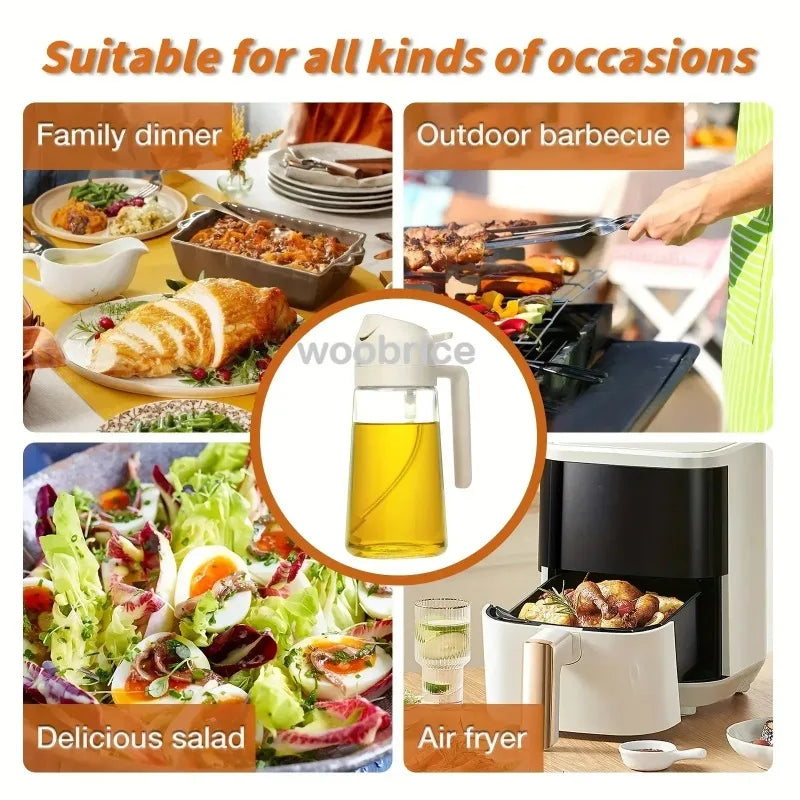 Oil Sprayer Bottle Reusable Kitchen Dispenser for Oils Eco Living 2026 Gift
