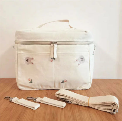 Baby Bottle Cooler Bag Waterproof Insulated Stroller Organizer Spring 2025 Thermal Diaper Pouch