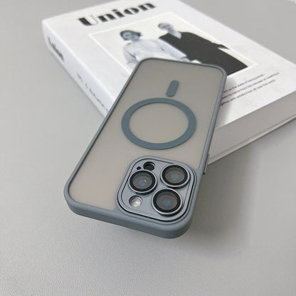 iPhone Case Magnetic Matte Translucent Armor MagSafe Compatible Shockproof Anti-Fingerprint Back To School 2026 Gift