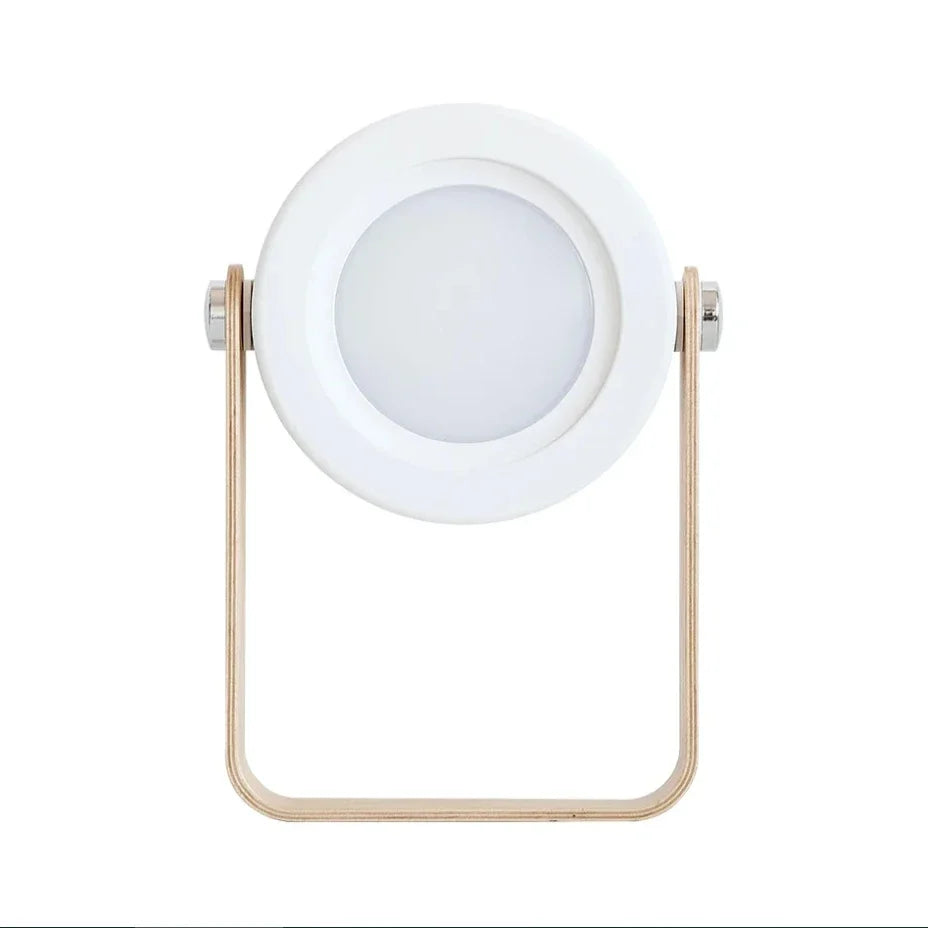 Creative Wood Handle Folding LED Night Light Lantern for Reading, USB Charging