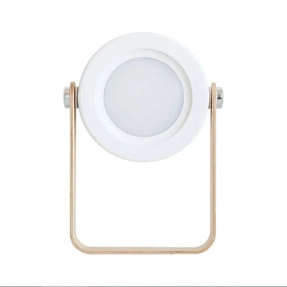 Creative Wood Handle Folding LED Night Light Lantern for Reading, USB Charging