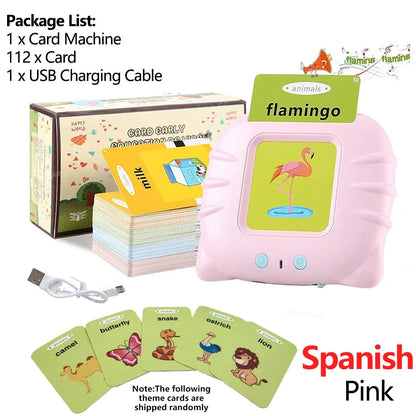 Variant image for Interactive Educational Toy Flash Card Learning Machine for 2-6 Year Olds, Screen-Free Learning with Audio Function-3