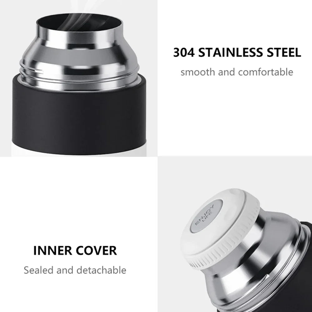 Travel Water Bottle 350ml 304 Stainless Steel Vacuum Thermos Flask Fall 2025 Insulated Leakproof On The Go