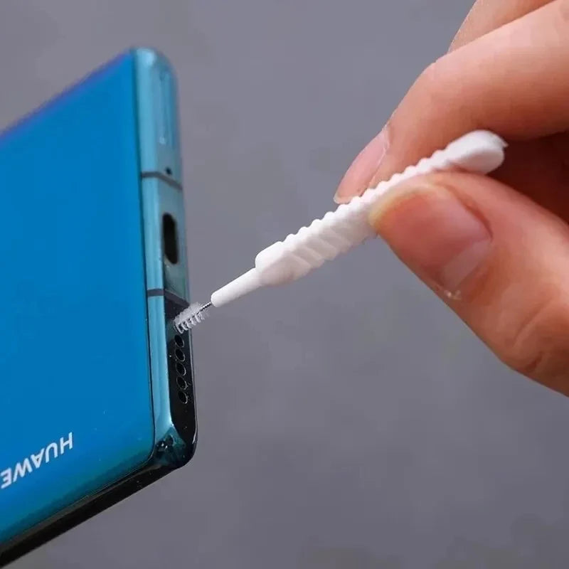 Phone Speaker & Charging Port Cleaning Kit - Dust Plugs & Earphone Brush for iPhone and Android