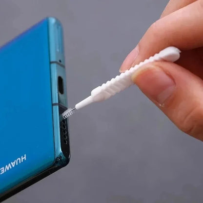 Phone Speaker & Charging Port Cleaning Kit - Dust Plugs & Earphone Brush for iPhone and Android