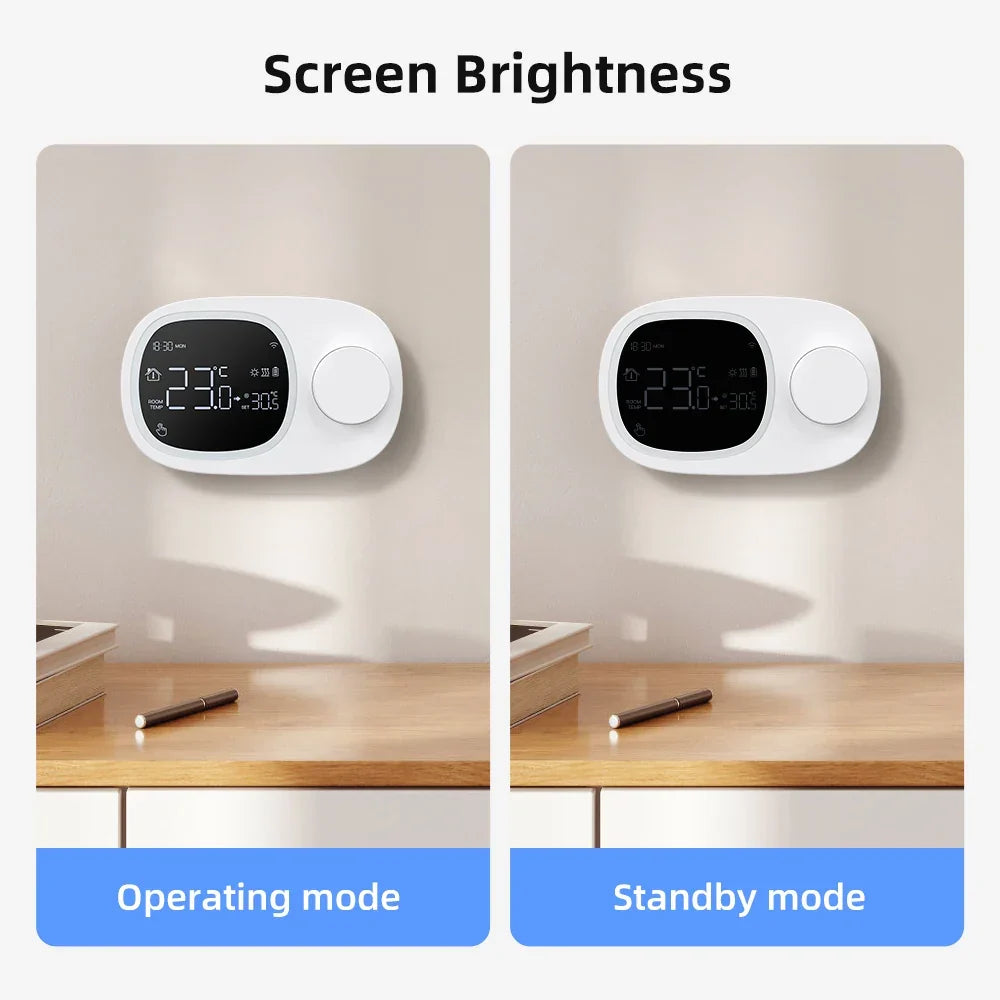 Smart Thermostat WiFi Boiler Controller Alexa Google Home Compatible Remote Temperature Energy Saving Fall 2025