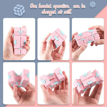 Magic Puzzle Cube Anti Stress Relief Toy for Adults and Kids
