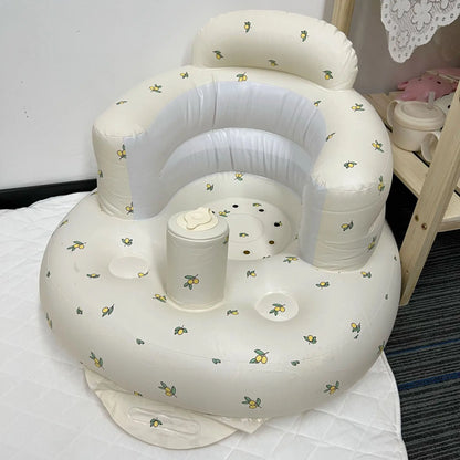 Baby Inflatable Sofa Seat Trainer Infant Sitting Aid Baby Chair Supportive Seat Summer 2025 Confidence Builder