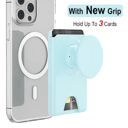 Magnetic Wallet With Expanding Grip For Phones Universal Card Holder Case Anti Scratch And Dustproof Back To School 2026