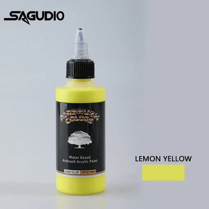 Airbrush Acrylic Paint Matte Inks Water Based Easy to Clean 32 Color Set 100ml Bottles For Model Hobby TikTok Viral Craft Trend 2026