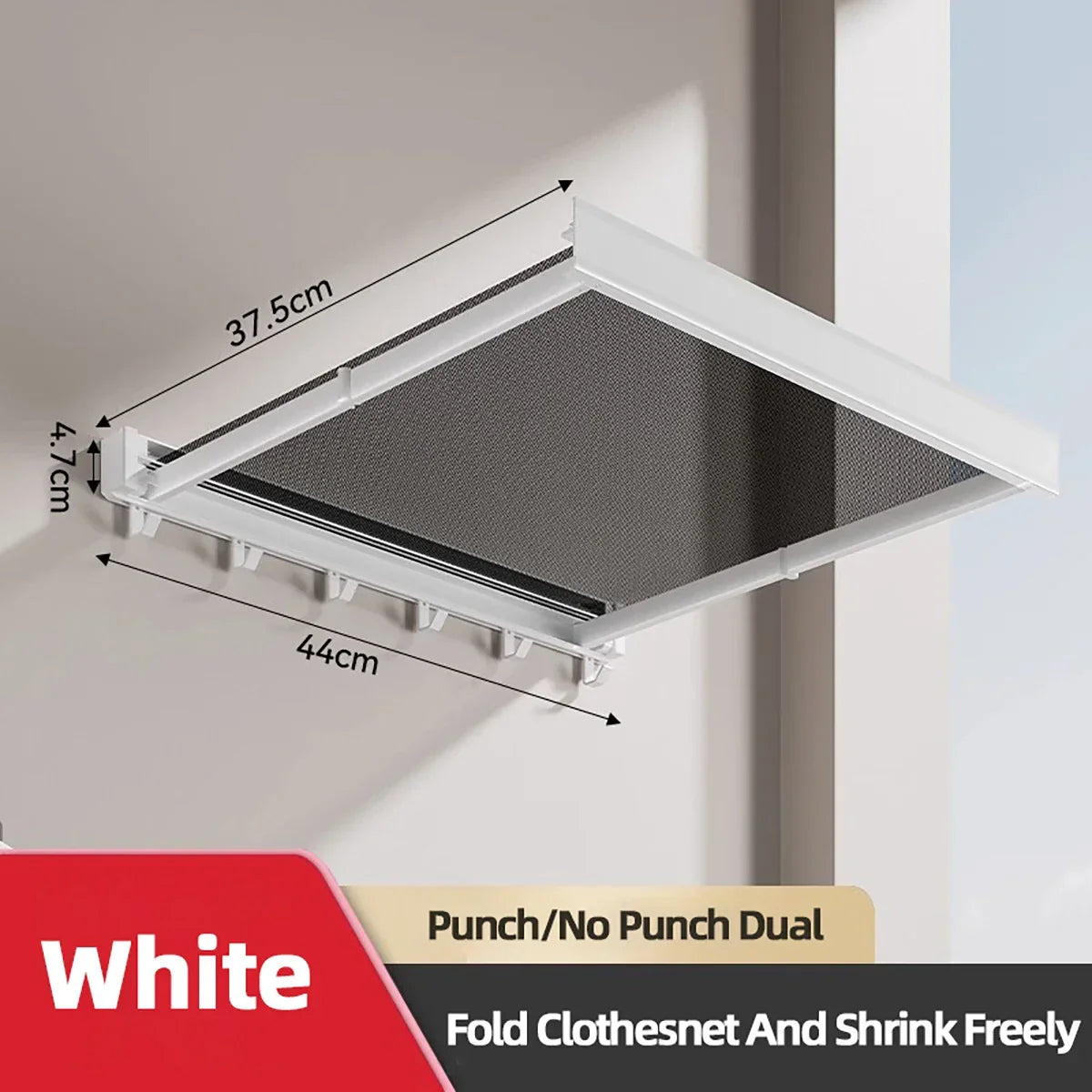 Foldable Clothes Rack Wall Mounted Drying Shelf Fall 2025 Balcony Bathroom Space Saving Corrosion Resistant