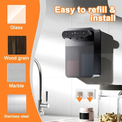 Automatic Soap Dispenser 3000mAh Wall Mount Touchless Foam And Gel Dispenser Fall 2025 Hygienic Handwashing