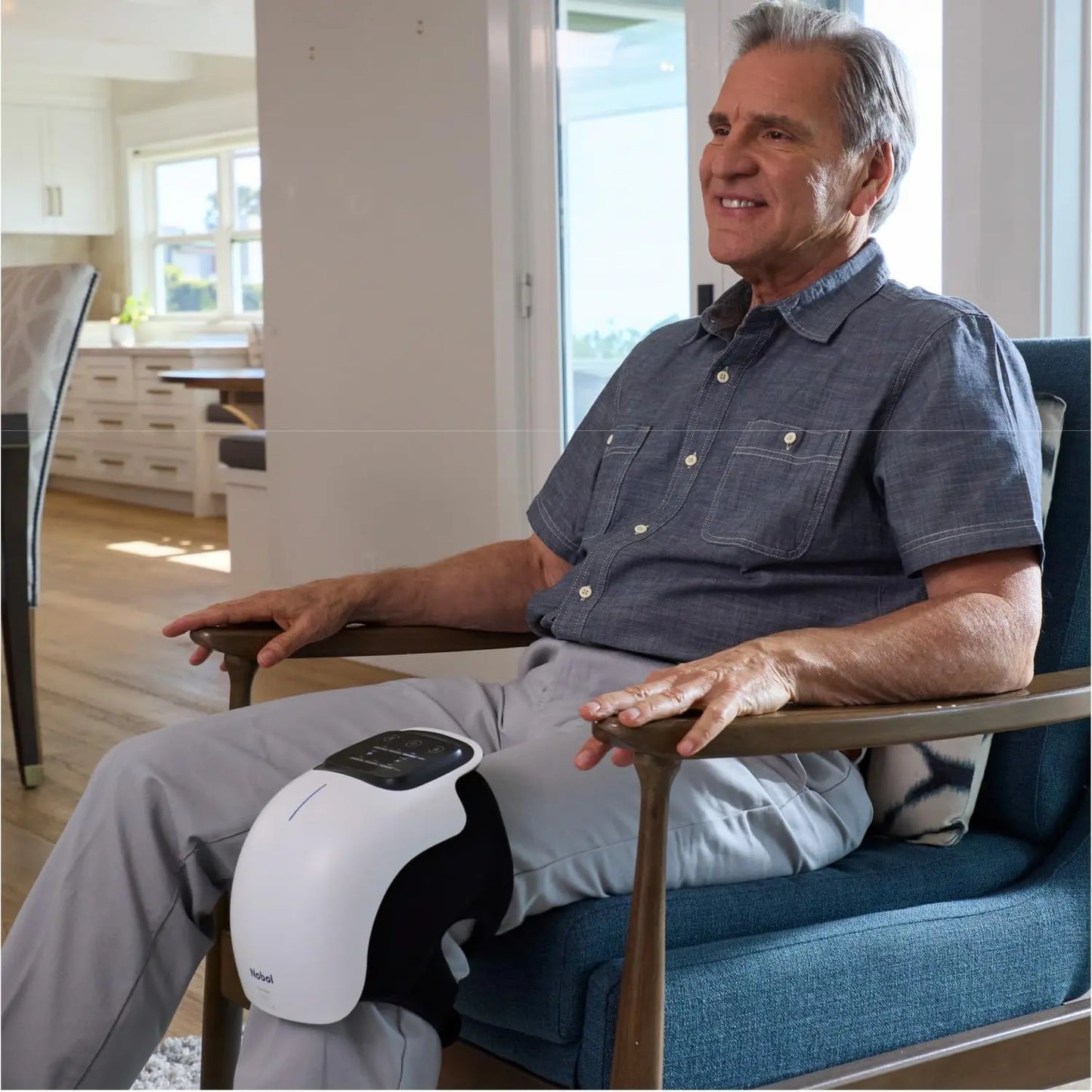 Smart Cordless Knee Massager with Vibration & Heat – Joint Pain Relief Gift for Seniors 2026