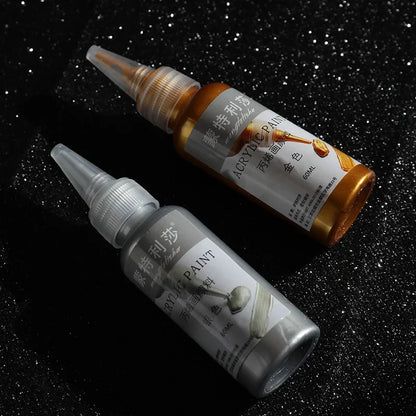 Acrylic Paint Set Metallic Finish Waterproof Fade-Resistant For DIY Crafts Spring 2026 Trend