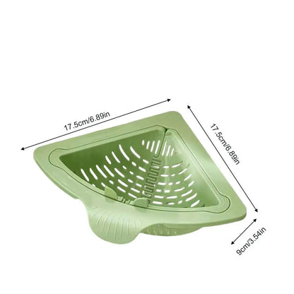 Magnetic Sink Drain Basket Triangle Stainless Steel For Vegetables And Fruit Drainage Eco Friendly Kitchen Organizer