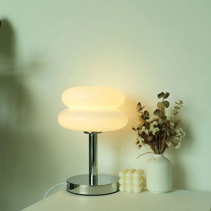 Macaron Glass Table Lamp Trichrome Night Light Eye Guard
