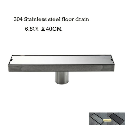 Floor Drain Invisible Square Shower Drain Anti Odor Stainless Steel Easy Clean 2026 Home Renovation Trend