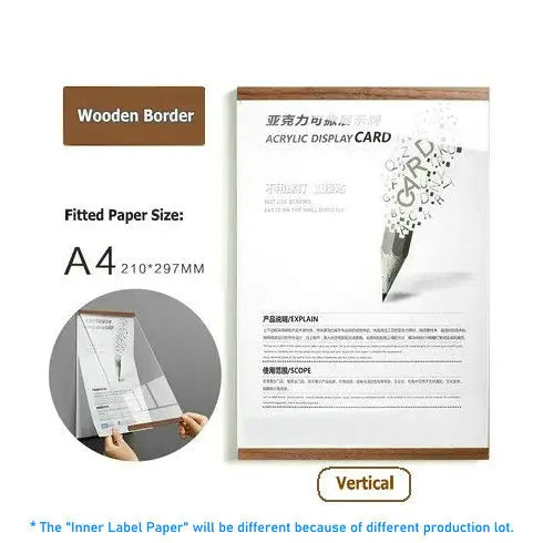 Acrylic Photo Frame Magnetic Floating Frame Minimalist Wall Decor Fall 2025 Easy Swap Adhesive Mount