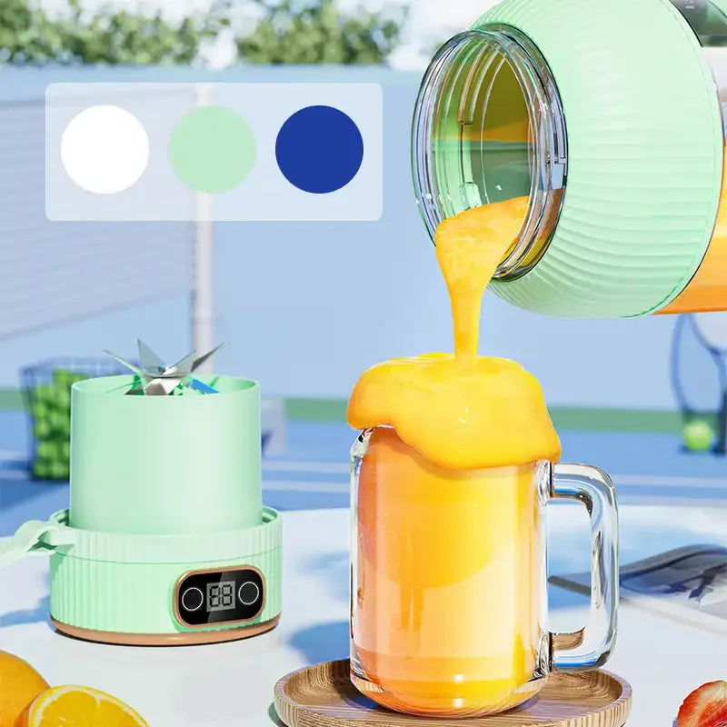 Portable Juicer Cup Multifunctional USB Blender With Digital Display Viral Trend Fall 2026 Travel