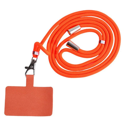 Adjustable Detachable Phone Lanyard with Card Holder & Carabiner - 13 Colors, Nylon Strap Accessory