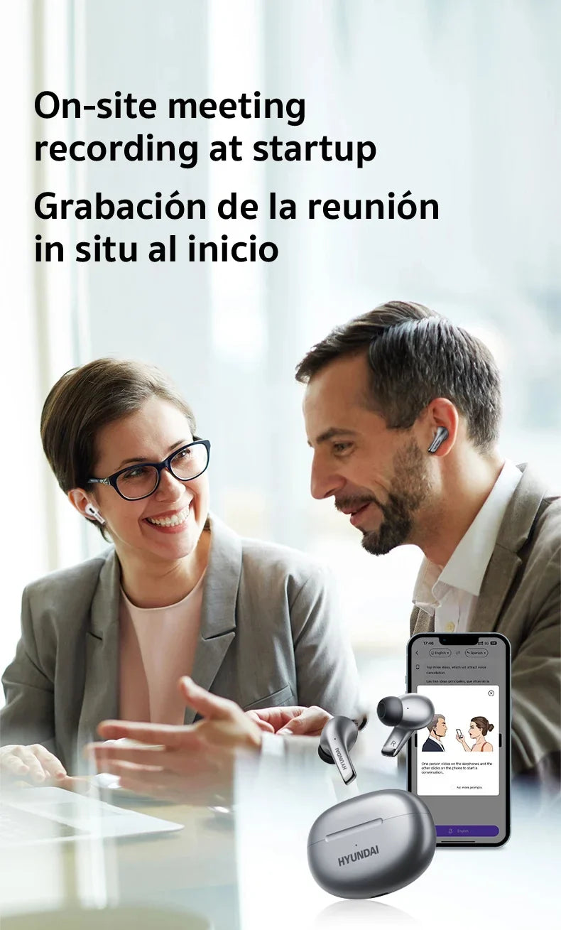 Bluetooth Earbuds AI Translator True Wireless With Mic
