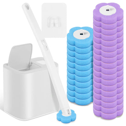 Disposable Toilet Brush Cleaning Kit With Long Handle Replacement Head And Auto Lid Opening, Eco Friendly Bathroom Tool Fall 2026