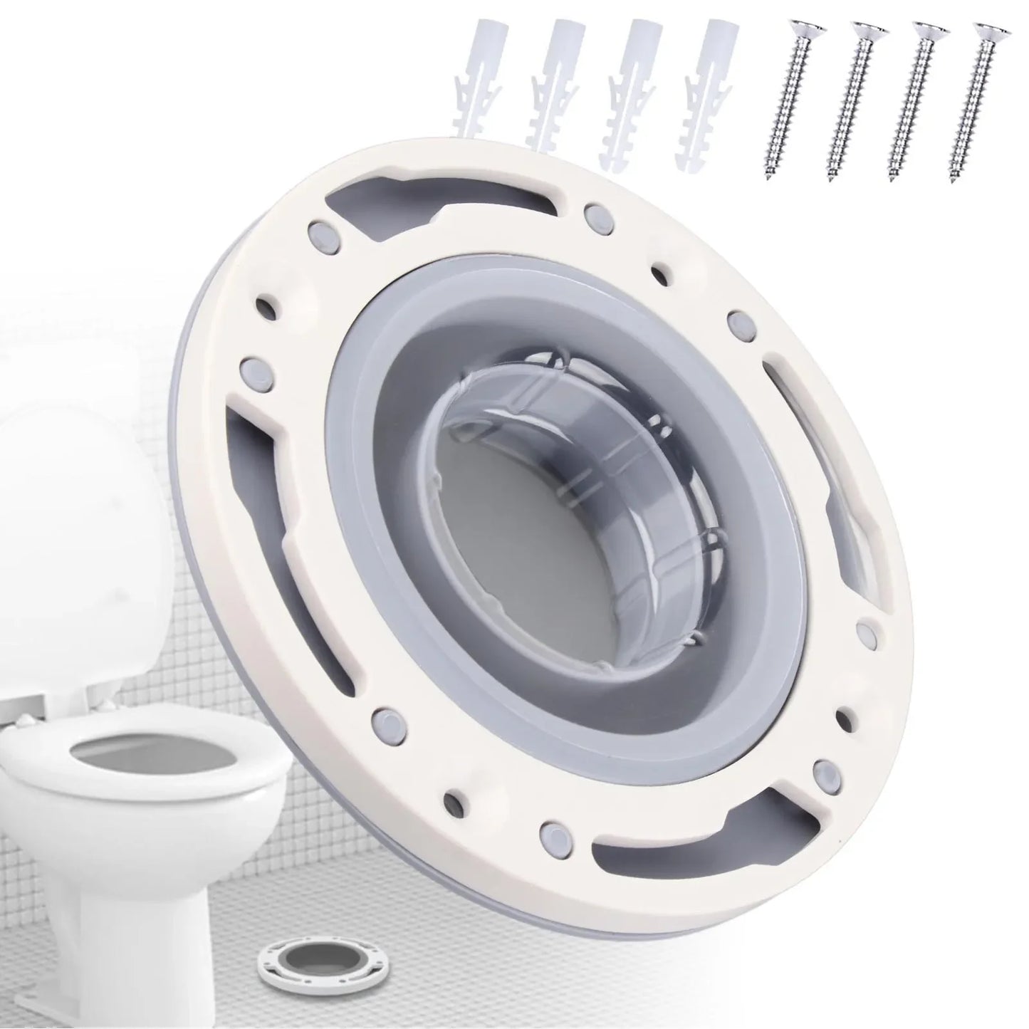 Toilet Flange Repair Kit Universal Fit - DIY Home Improvement 2026, Easy Leak Prevention