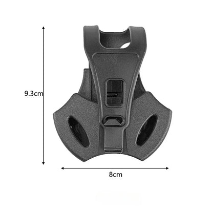 Universal Handcuff Holster Case - MOLLE Belt Waist Pouch Concealed Carry Holder for Outdoor Use