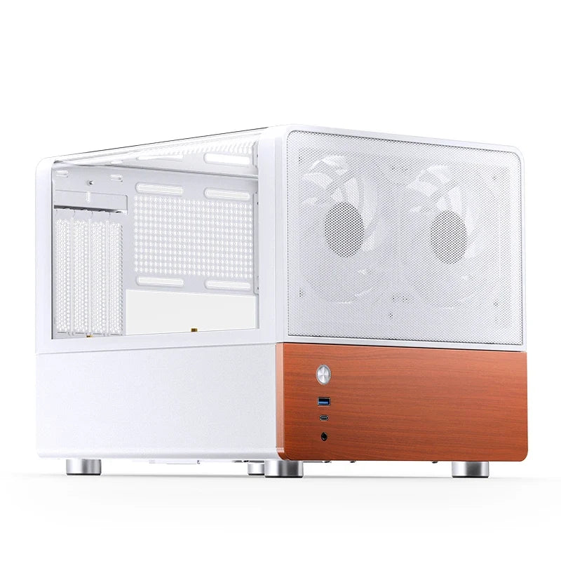 Mini ITX MicroATX PC Case Sea View Glass Compact Gaming